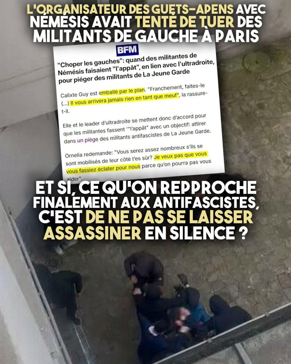 The establishment blames antifascists for not allowing themselves to be killed